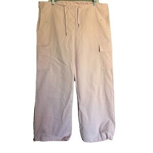 Cargo Pants Small Utility‎ Multi Pocket Wide Leg Parachute Ankle